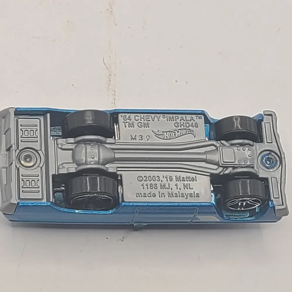 2020 Hot Wheels Tooned Series Blue '64 Chevy Impala 1/64 Diecast